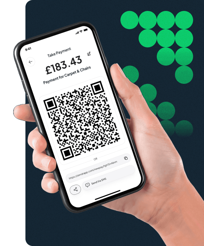 Smartphone in right hand of a user, trying to make a payment