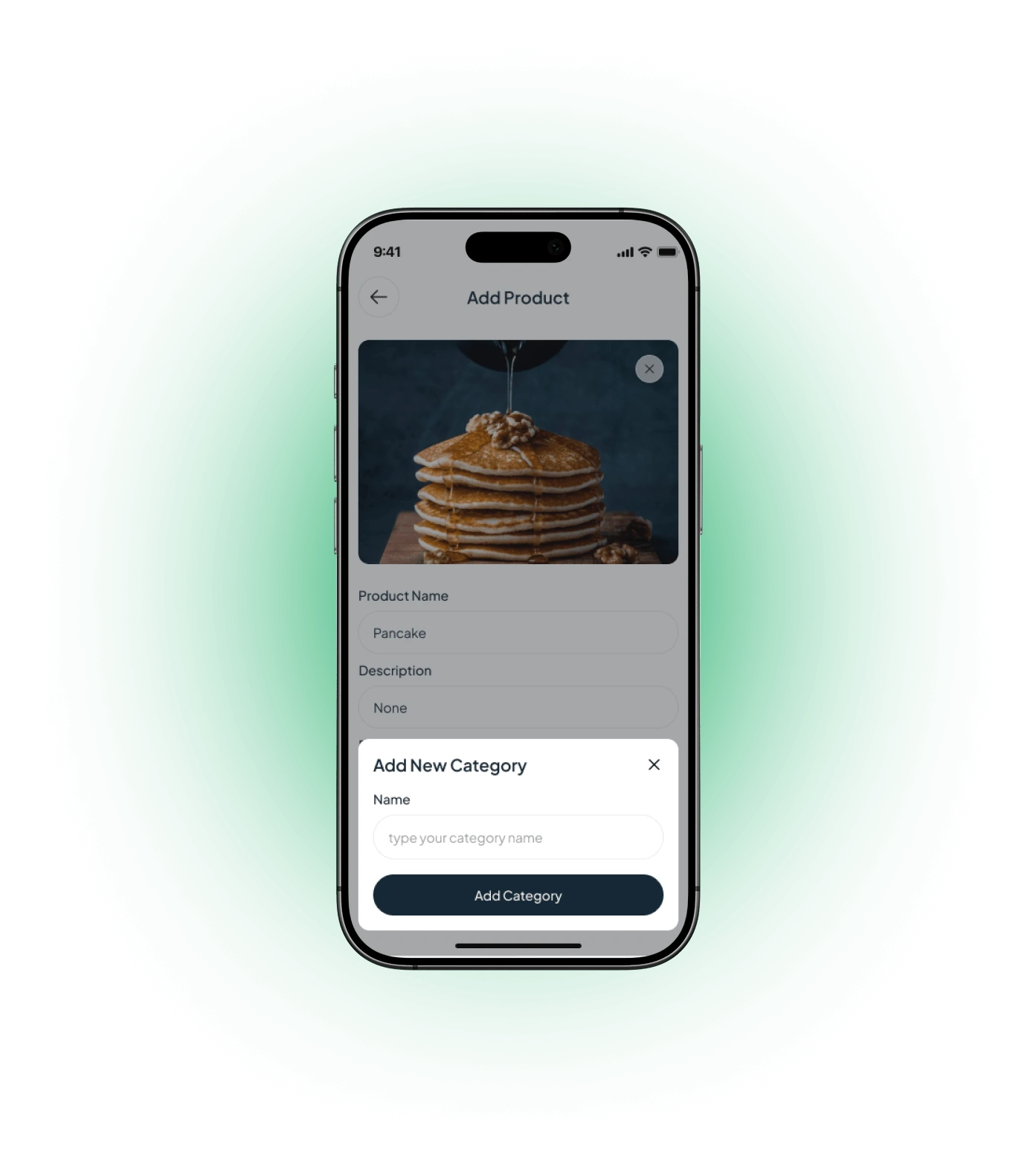 Organize in Categories - Inventory screen on the Zendr app
