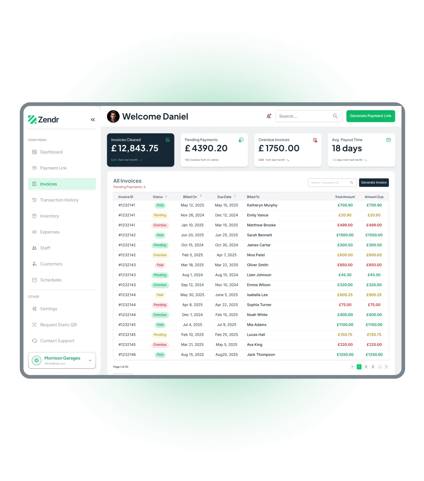 Track & Confirm Payment
